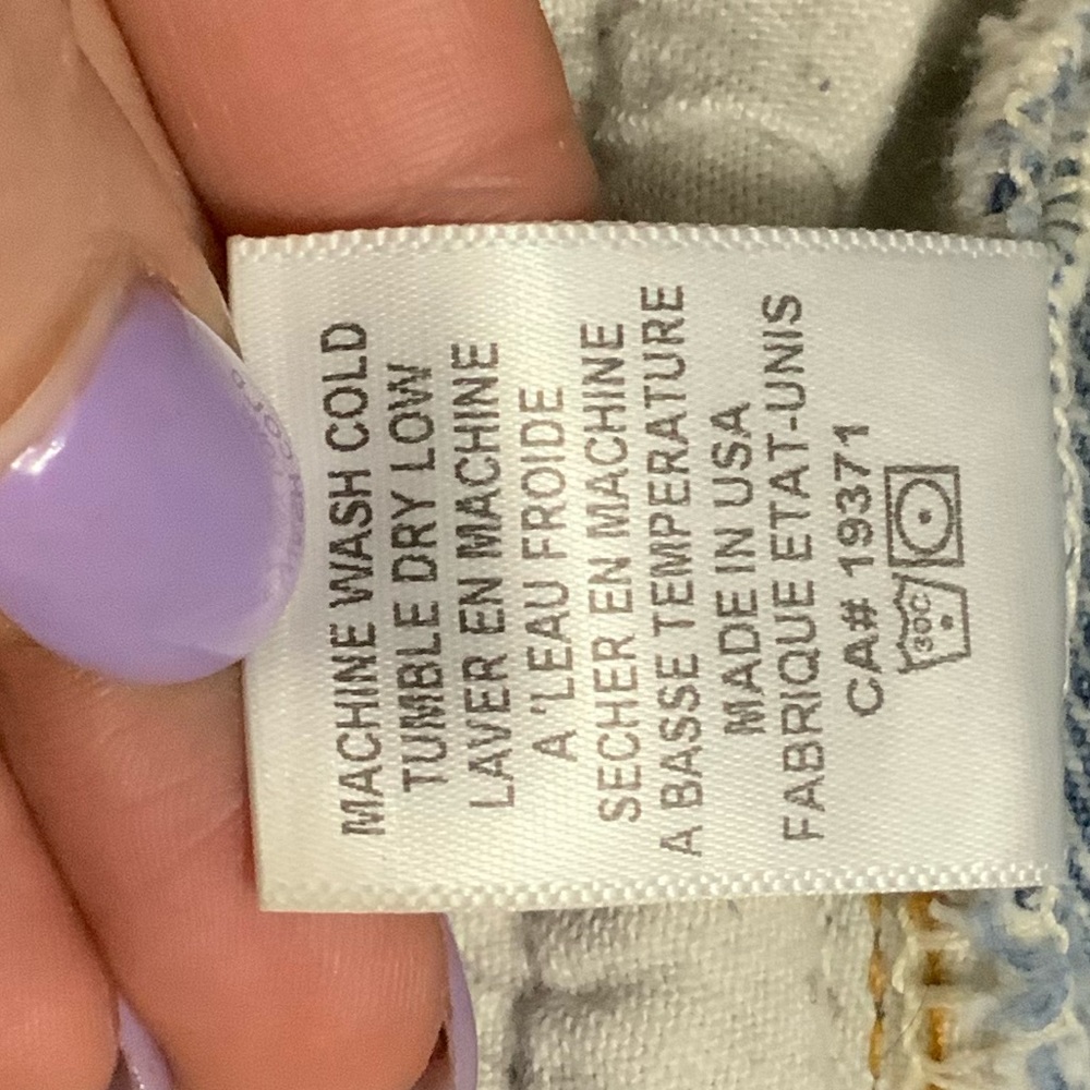 Re/Done Levi’s High Rise Ankle Crop 26 RARE - Picture 10 of 16